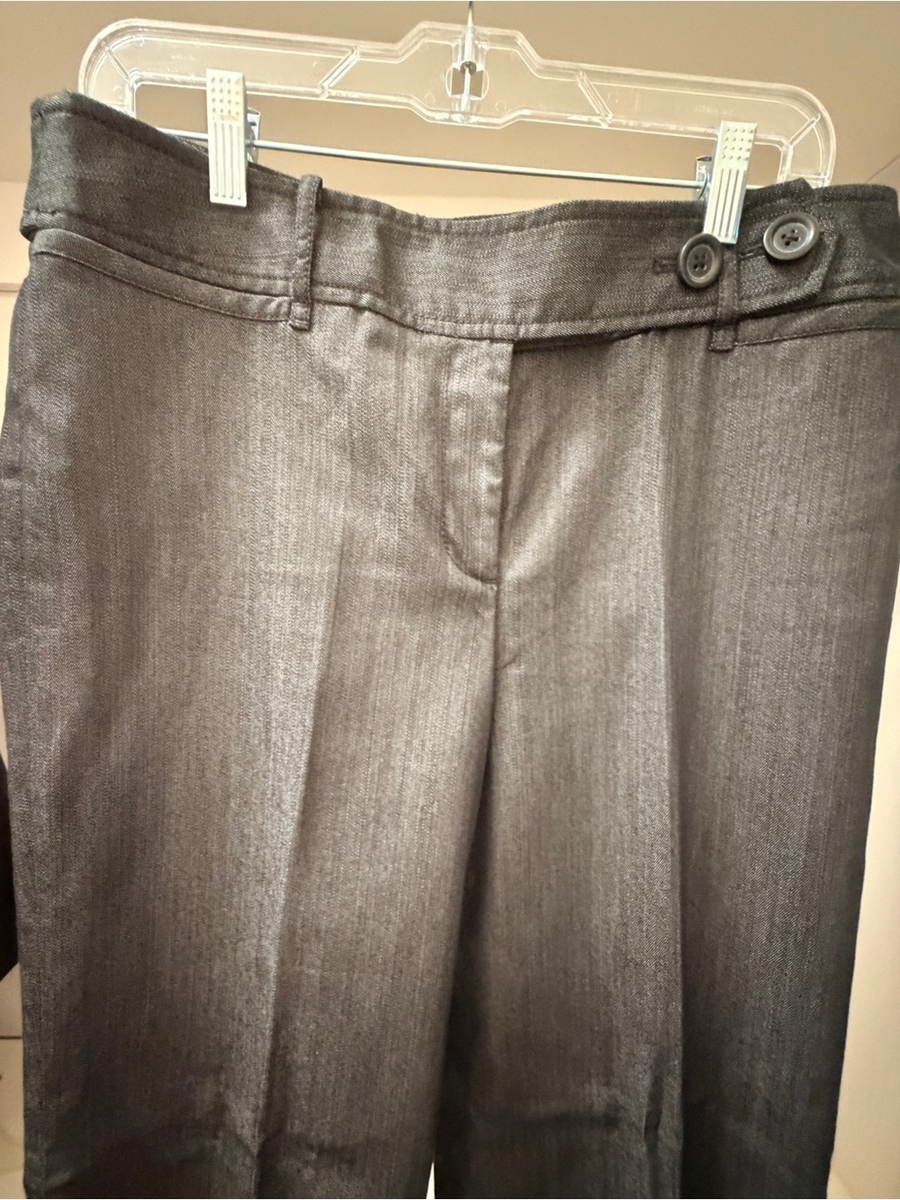 LOFT Women's Ann Dark Gray Dress Pants